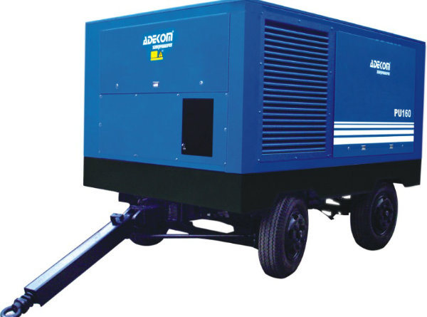 Electric Driven High Pressure Portable Screw Air Compressors