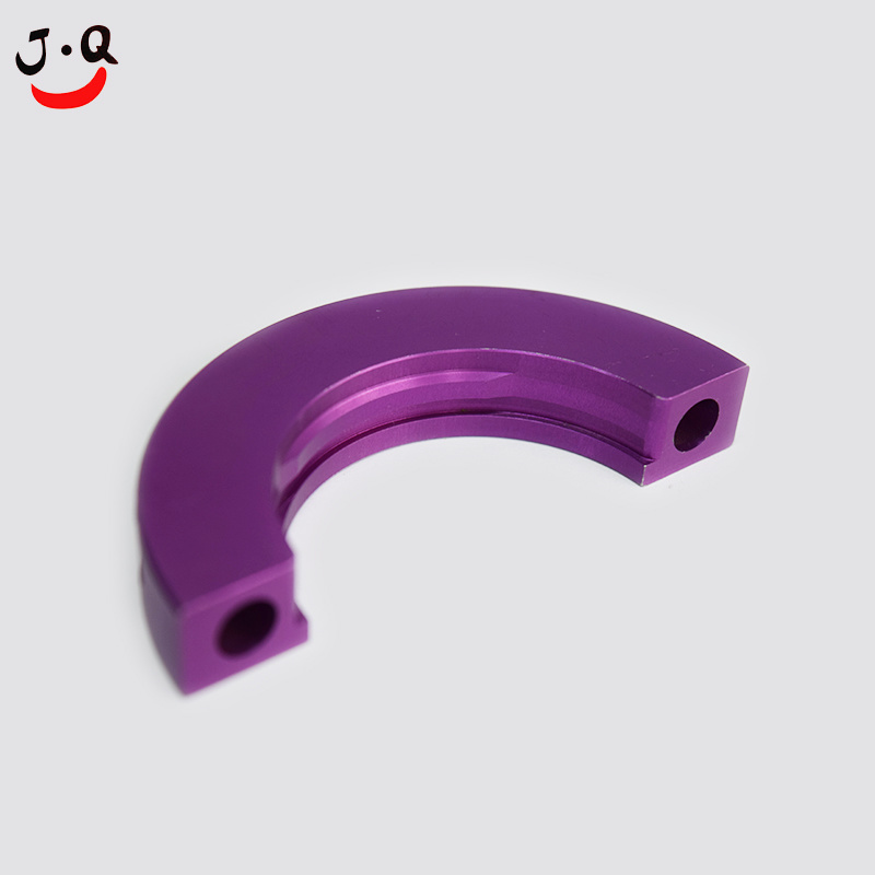 Purple Anodized Aluminum Curve Tube