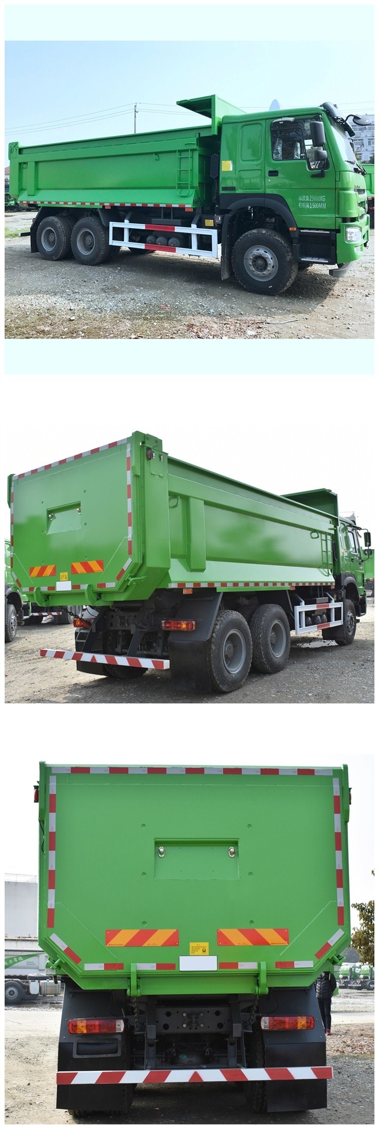 China Brand 10 Wheel New Dumper Truck Price 371HP 20 Cubic Meters Sinotruk HOWO Tipper Dump Truck for Sale