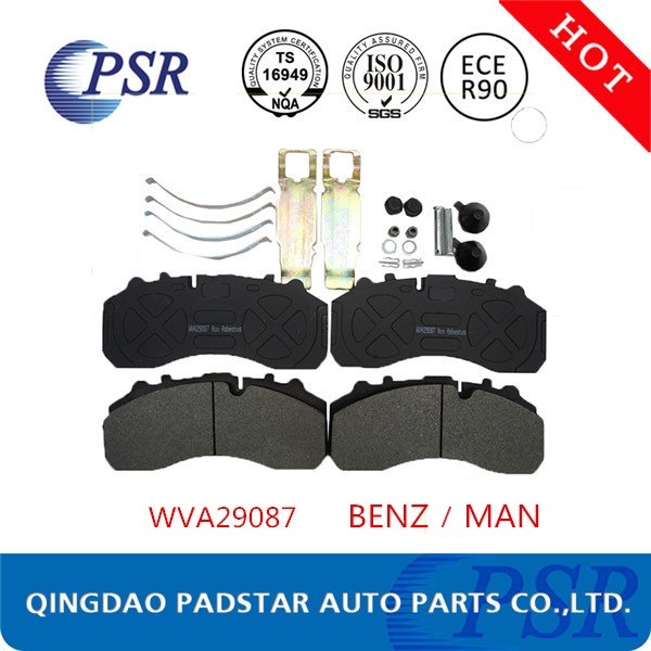 China Manufacturer Hot Sale Auto Parts High Quality Truck Brake Pad Wva29030/29087/29126 for Mercedes-Benz/Iveco/Man/Daf/Scania