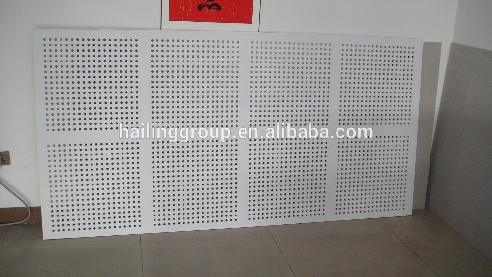 China Hersteller Trockenbau Akustik Perforierte Gipsplatte Hersteller