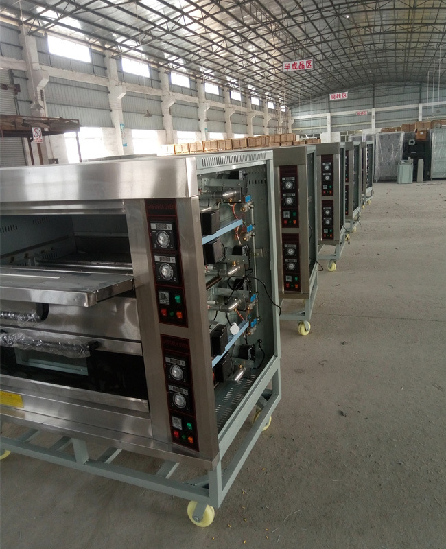 Factory Price Bakery Deck Gas Oven Double Decks Oven