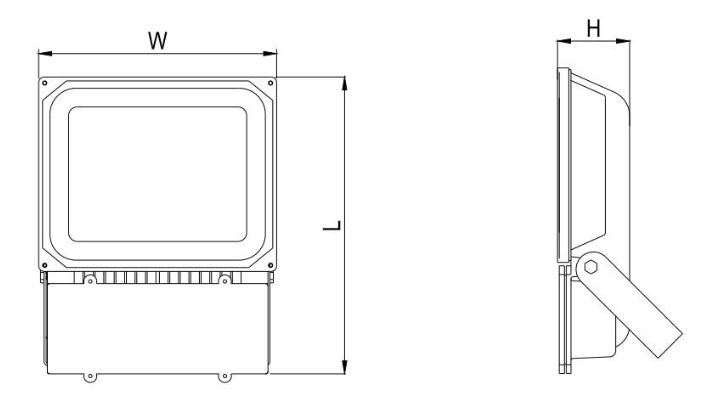 150W LED Flood Light with Classical Series