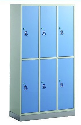 Hg-17-1 Hospital Cabinet with 6-Door Wardrobe for Hospital Furniture, Large Storage Capacity