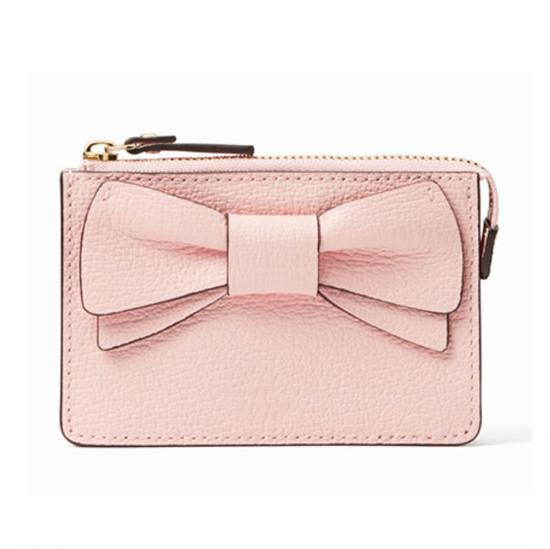 Yc-W096 Genuine Leather Fashion Women Wallet with Bow Trimming