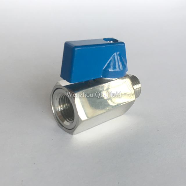 Sanitary Stainless Steel Female and Male Mini Ball Valve