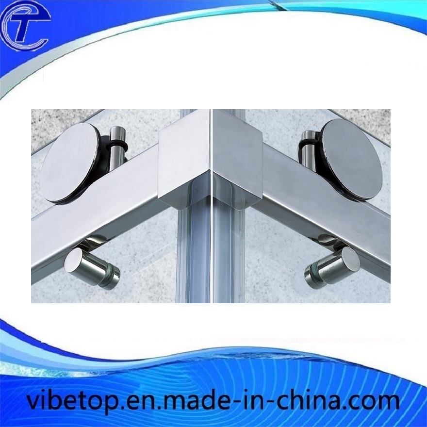 304 Stainless Steel Sliding Door Glass Square Connector