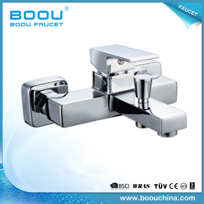 Boou Luxury Square Design Wall Mounted Bathtub Mixer