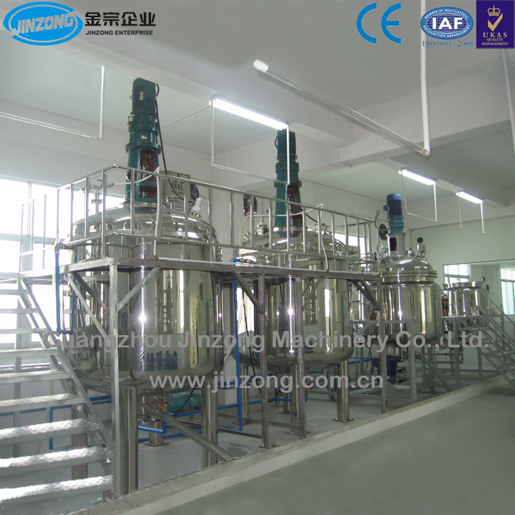 Bath Gel Shampoo Making Machine, Liquid Chemical Mixers, Liquid Soap Production Line