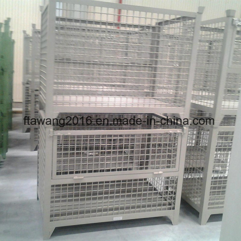 Foldable Storage Wire Containers /Platform Container Roll Cage