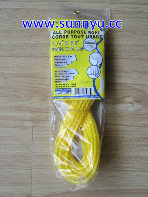 PP Rope, Purpose Rope, Nylon Rope, Poly Bag Packing