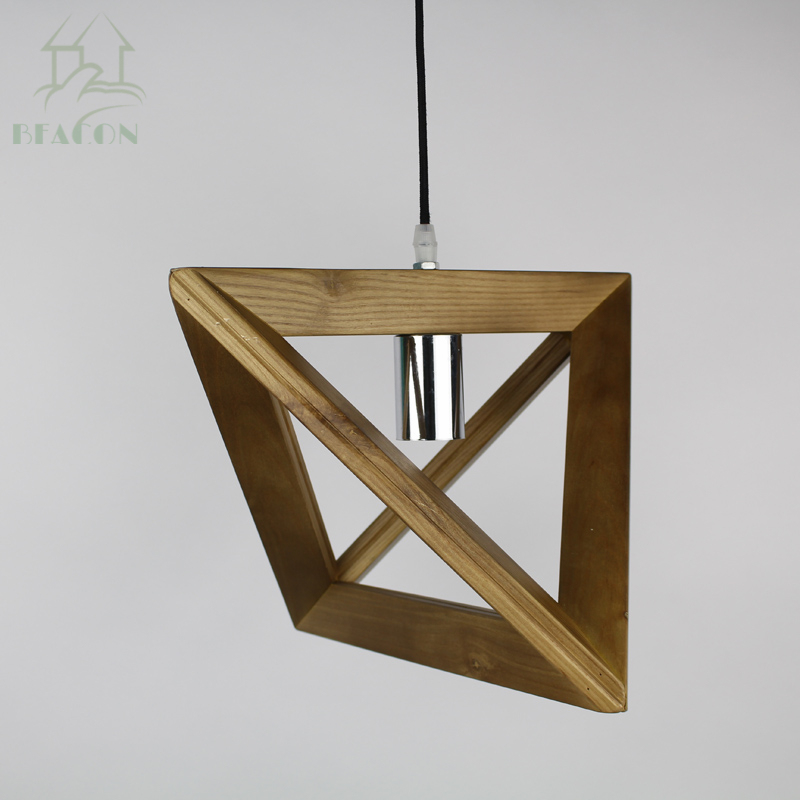 Fancy Wooden Pendant Lamp