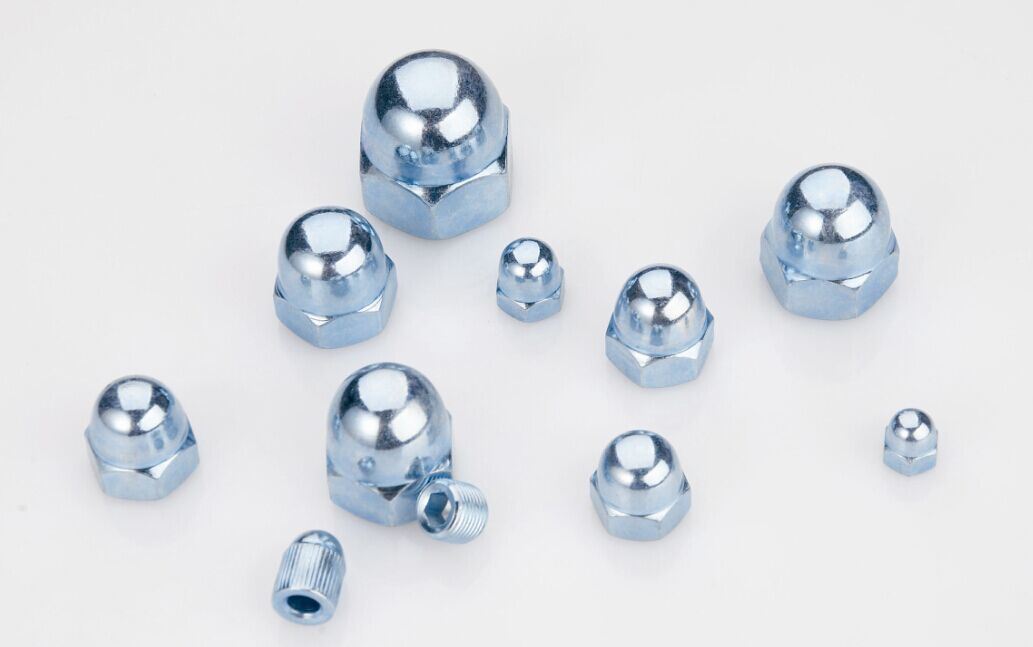 High Quality One Piece Type Carbon Steel DIN1587 Hexagon Dome Cap Nut