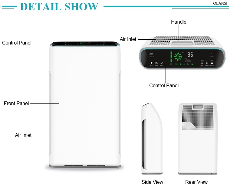 Healthcare Products Smart Design Air Cleaner Air Purification Market Air Purifier Fit for Home Office From Guangzhou Manufacturer