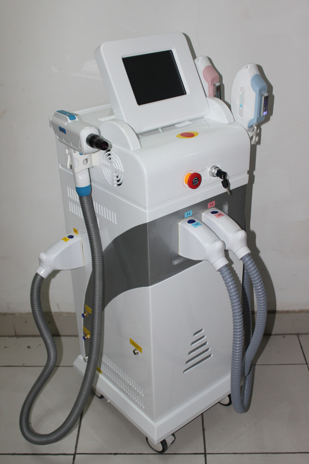 2018 Latest 4 in 1 Sr & Hr & RF & ND YAG Laser, Cheaper Hair Removal Laser Machine Prices (MSLOL02)