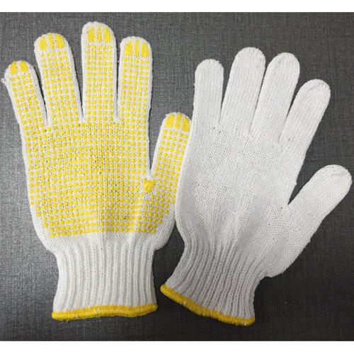 10 Gauge Knitted Safety Work Glove with PVC Dots