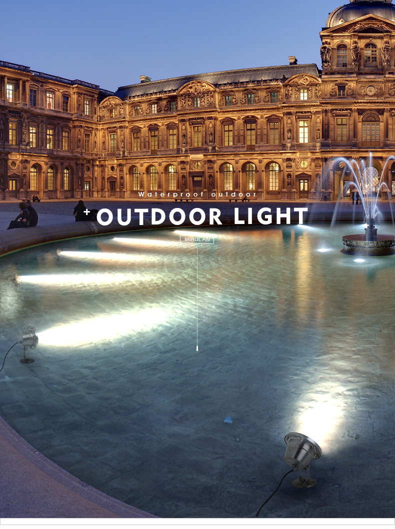 IP68 waterproof underwater spotlight hot sale IP68 waterproof underwater spotlight hot sale