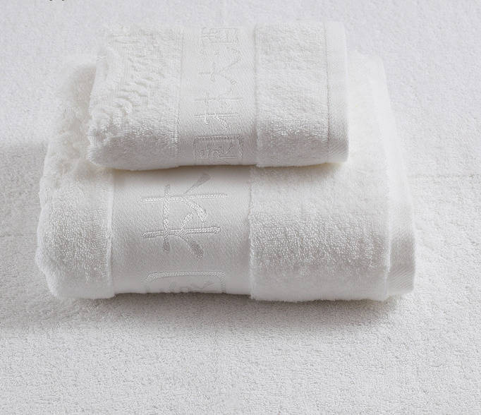 100% Cotton SPA White Plain Bath Towel