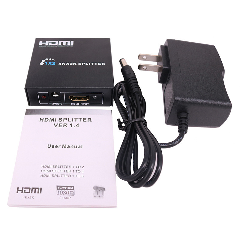 LCD Screen Wall /Monitor Connector 1080P 4K HDMI Splitter 1 in 2 out