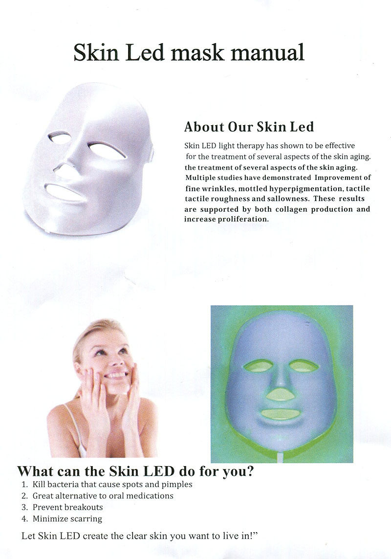 Light Therapy Beauty Face Mask Skin Rejuvenation LED Facial Mask