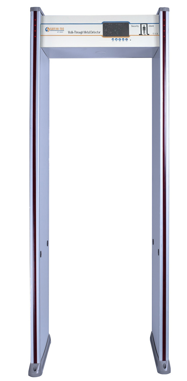 24 zones Pinpoint Weather-Proof Threats Detection Walk Through Metal Detector SA300C