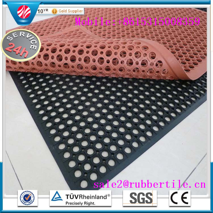 Anti Bacterial Drainage Heavy-Duty Anti-Fatigue Floor Mat