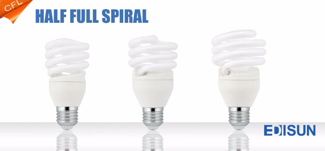 New Half Full Spiral T2 7W 9W 11W E27 Warmwhite Energy Saving Lamp