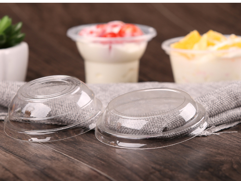 Disposable Plastic Cup Lid for Food Container with difference size cover