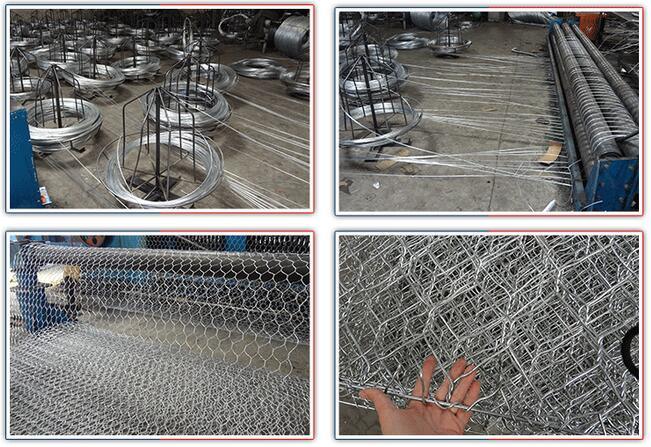 Hot-DIP Galvanized Low Carbon Steel Wire Gabion Box