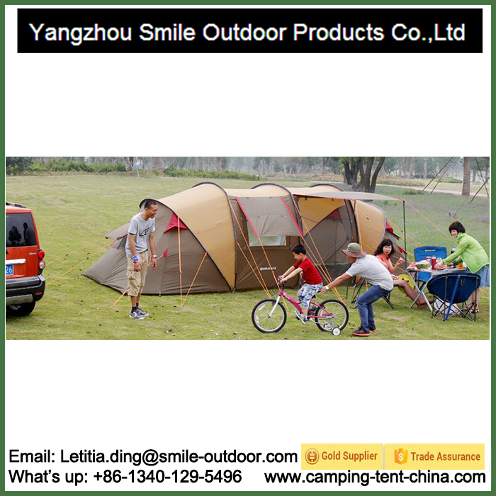 Wind up Tunnel Shaped Outdoor Custom Camping Family Tent