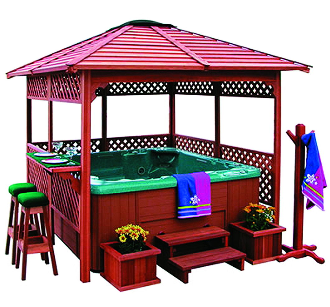 Outdoor Waterproof Whirlpool Hot Tub Garden Gazebo (SR888)