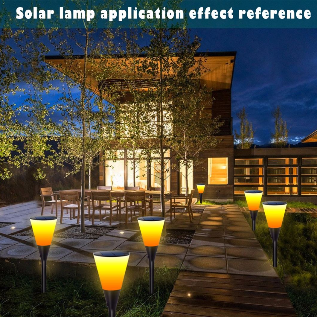 2019 Markets Solar Fire Cup Flame Balze Lawn Wall Decoration Lantern Lamp Light