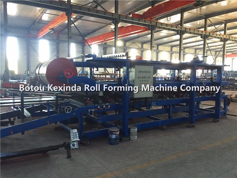 EPS/Rock Wool Roll Forming Machine, EPS/Rock Wool Sandwich Panel Production Line, EPS Continuous Sandwich Panel Production Line