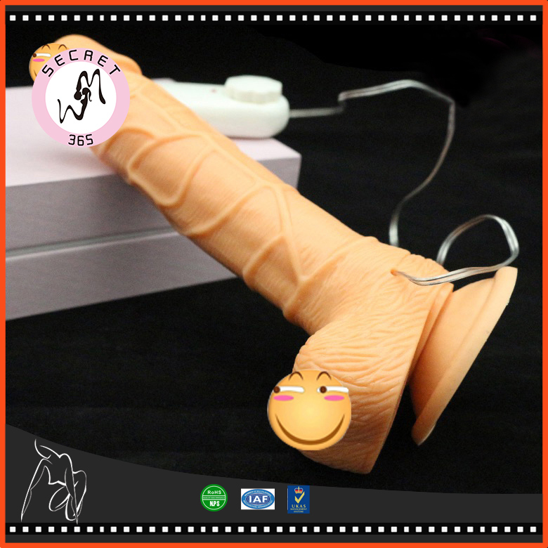 Adult Sex Toy Vibrating Realistic Dildo for Women