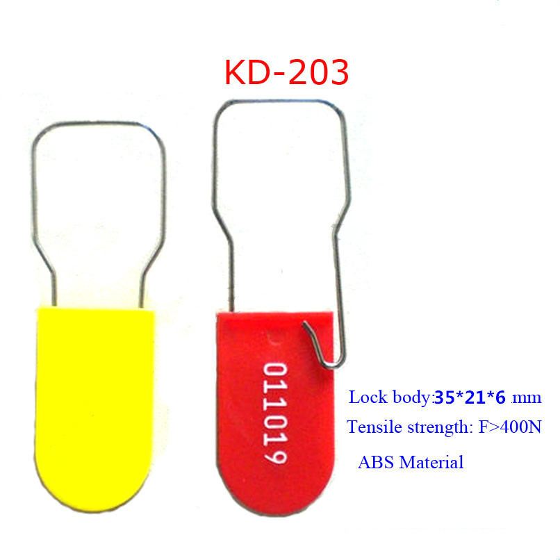 Plastic Padlock Seal with Steel (KD-203)