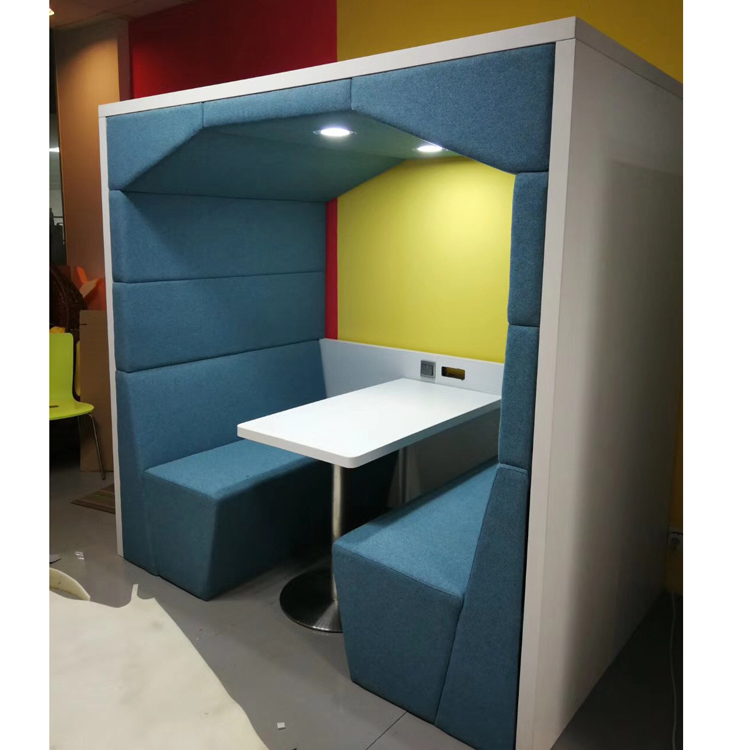 Luxury Public Furniture Meeting Booth for Office Commercial Area