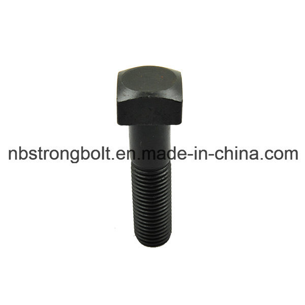 Square Head Bolt with Black Oxid