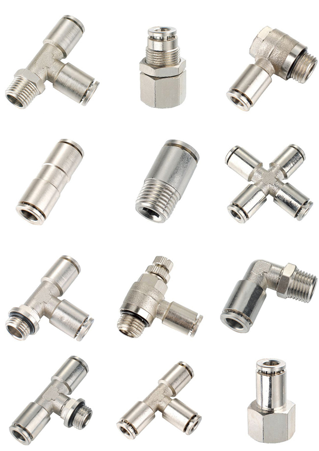 Nickel-Plated Brass Fitting Female Straight for Air