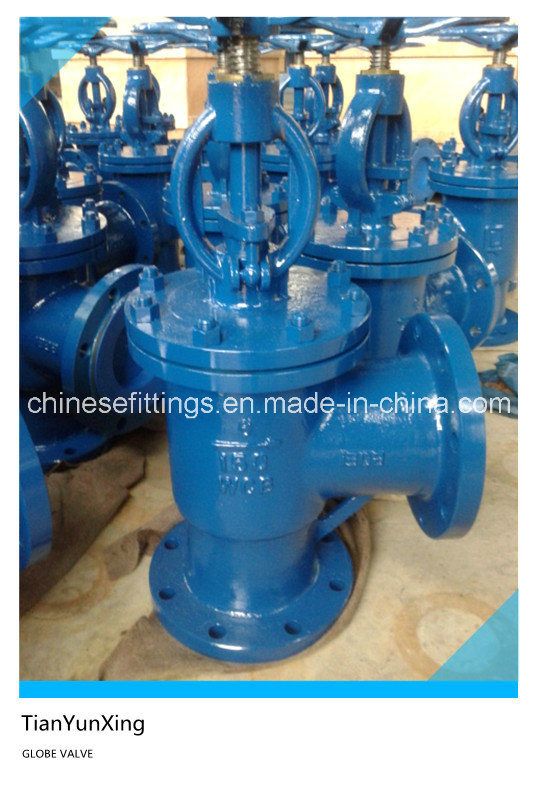 Outside Screw Stem Flanged Right Angle Globe Valve