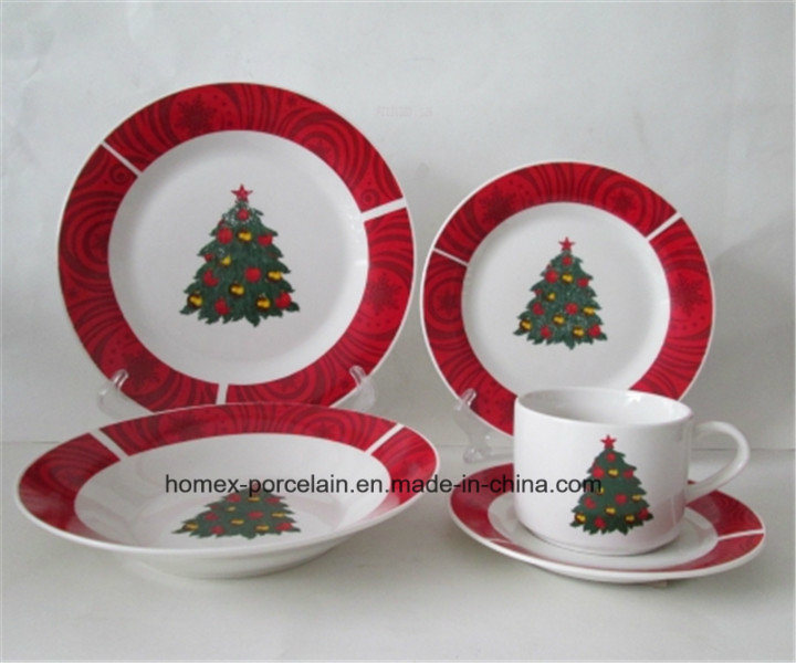 Christmas Porcelain Tableware Set