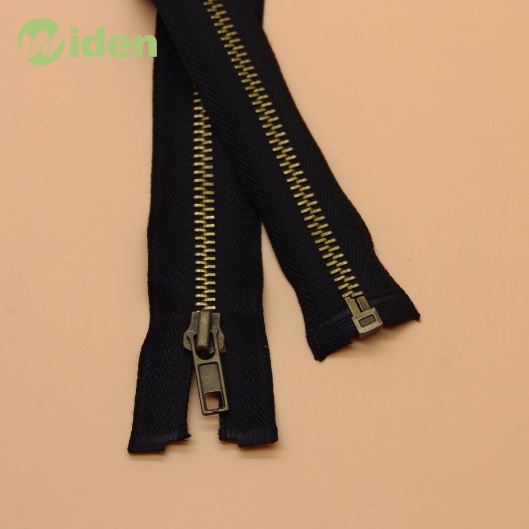 Wholesale Eco-Friendly Open End Metal Zipper