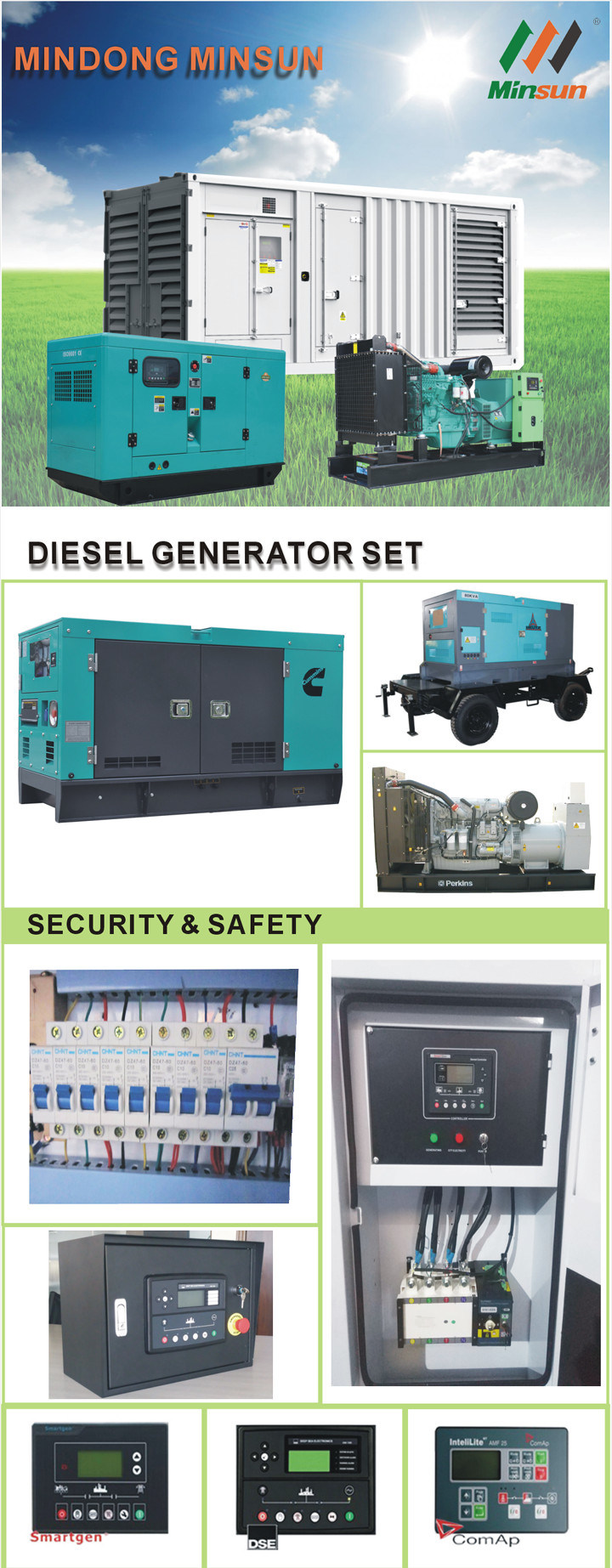 Portable Genreator Mobile Trailer Mounted Soundproof Generator Canopy Silent Diesel Generator Set Power & Generating Sets Power Generator Electric Generator