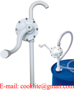 Aluminum Rotary Hand Pump / Rotary Hand Chemical Pump - 25mm 21L/Min