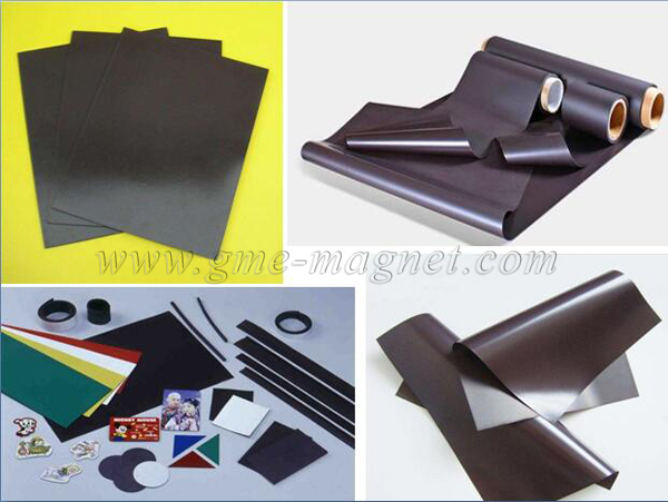 High Performance Rubber Magnet with Adhesive, PVC, Pet, Copper Paper