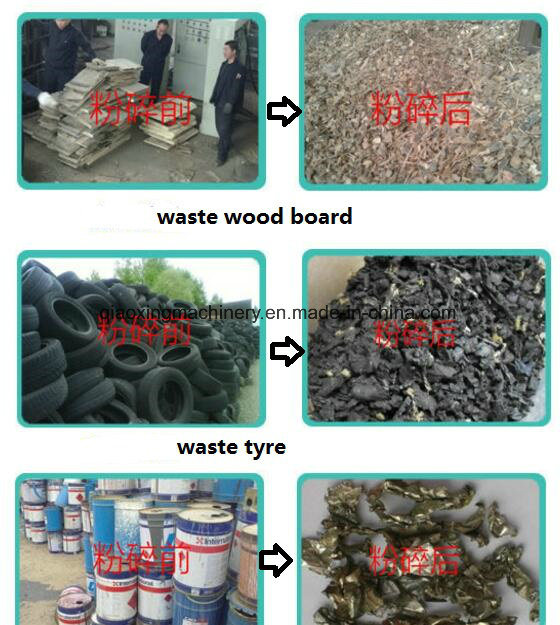 Use Siemens Motor Waste Metal Shredding Machine for Scrap Iron/Aluminum/Plastic Car Recycling