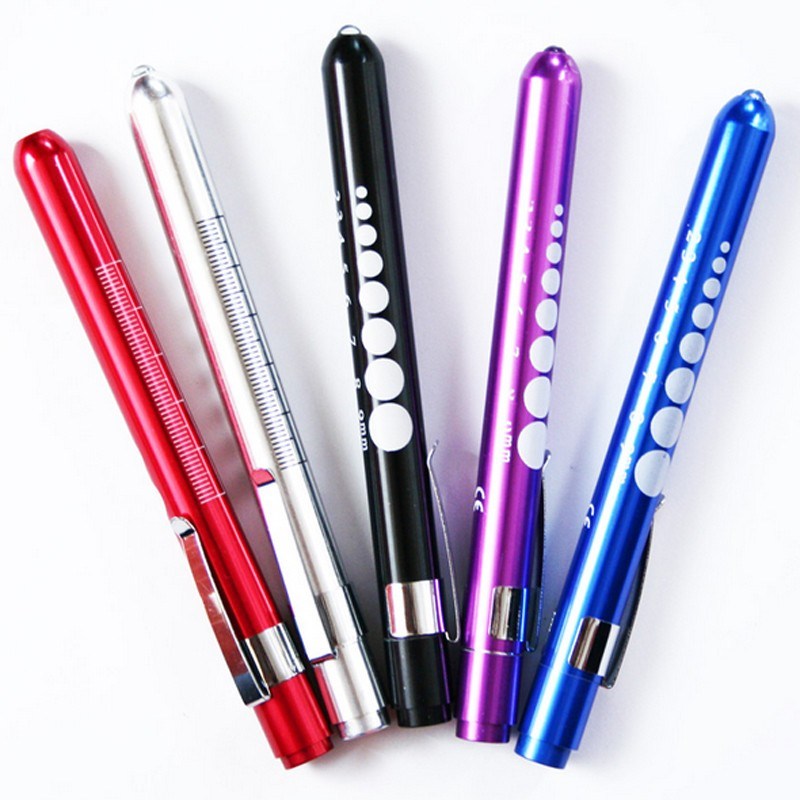 Super Mini Medical Surgical Nurse Physician Pocket Pupil Pen Light Emergency Penlight Torch Use 2AAA Flashlight Pen