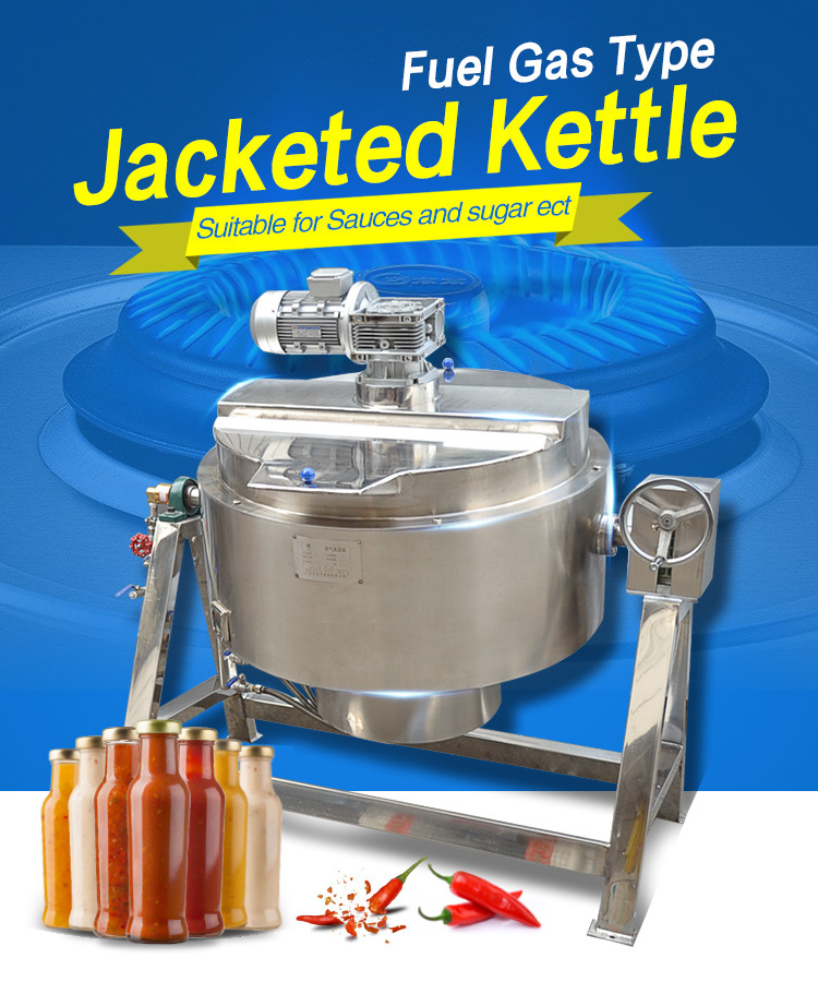 Good Quality Steam Heating Kettle Pot/Jacked Pot for Food