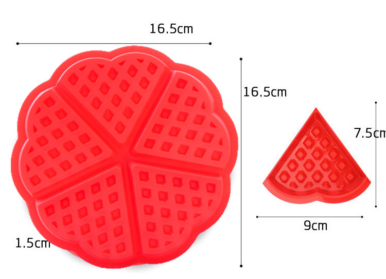 Sy05-05-002 Heart Shape Muffin Baking Cups Silicone Cake Mould