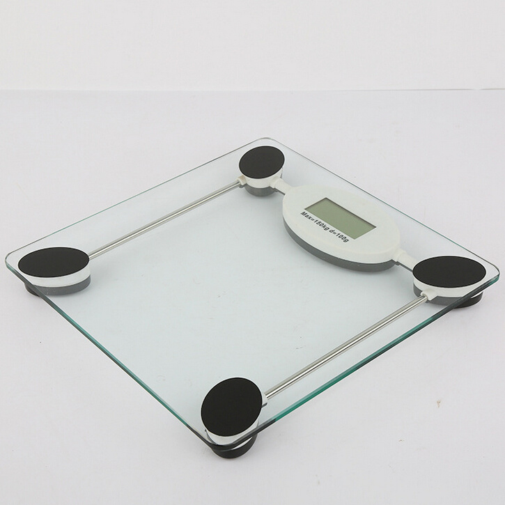 180kg/0.1kg Electronic Platform Glass Bathroom Scale