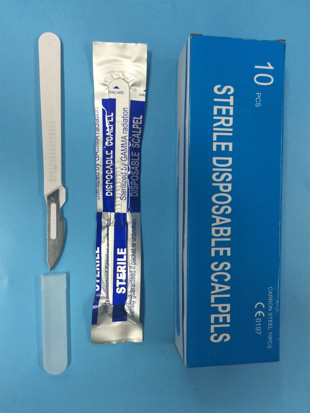 Single Use Surgical Scalpel of Various Sizes